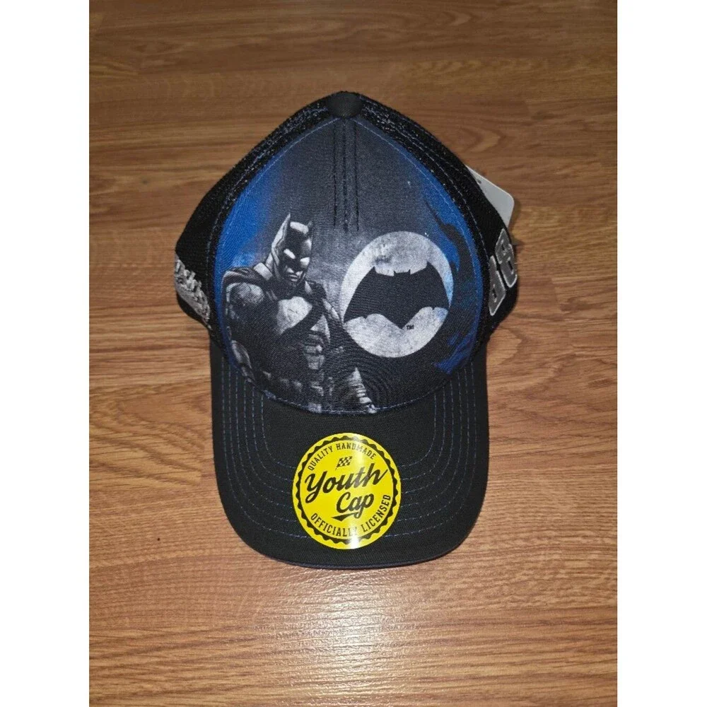 Dale Jr. #88 Batman Hat Youth NASCAR NWT Hendrick Motorsports Mesh Ajdustable